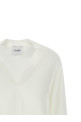 V-neck blouse White