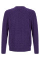 Braided sweater Purple