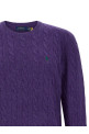 Braided sweater Purple