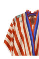 'Pequin' print poncho Multicolor