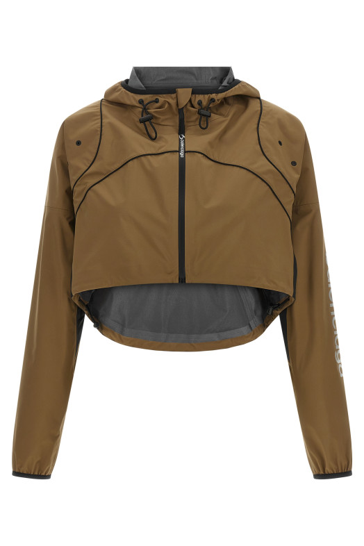 'TechWear' hoodie Brown