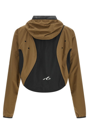 'TechWear' hoodie Brown