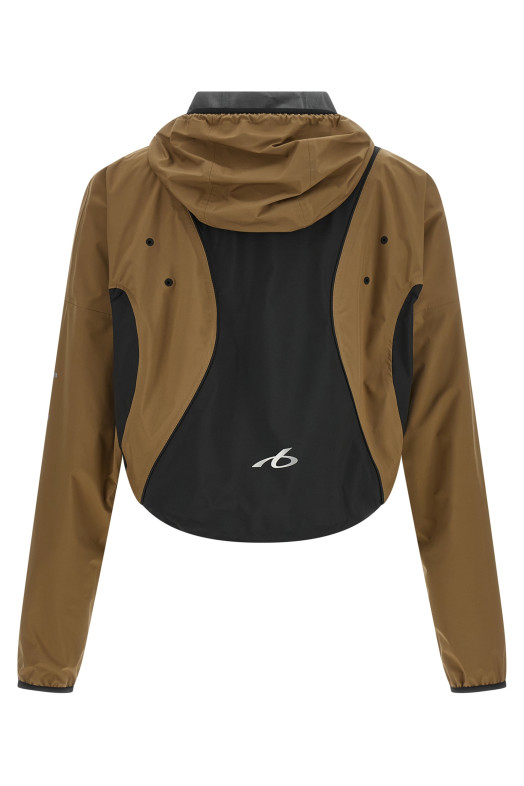 'TechWear' hoodie Brown