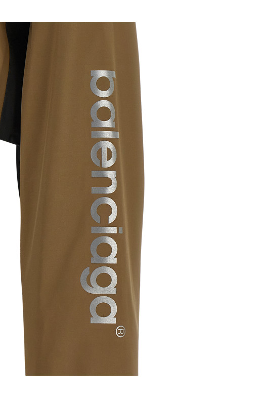 'TechWear' hoodie Brown