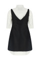 'Chemisier Ibrido' dress Black-grey