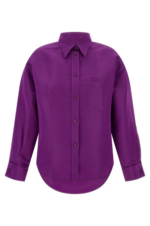 Silk shirt Purple