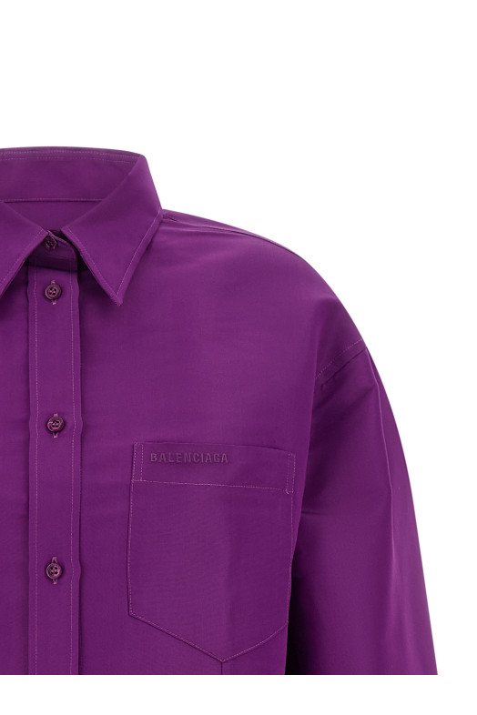 Silk shirt Purple