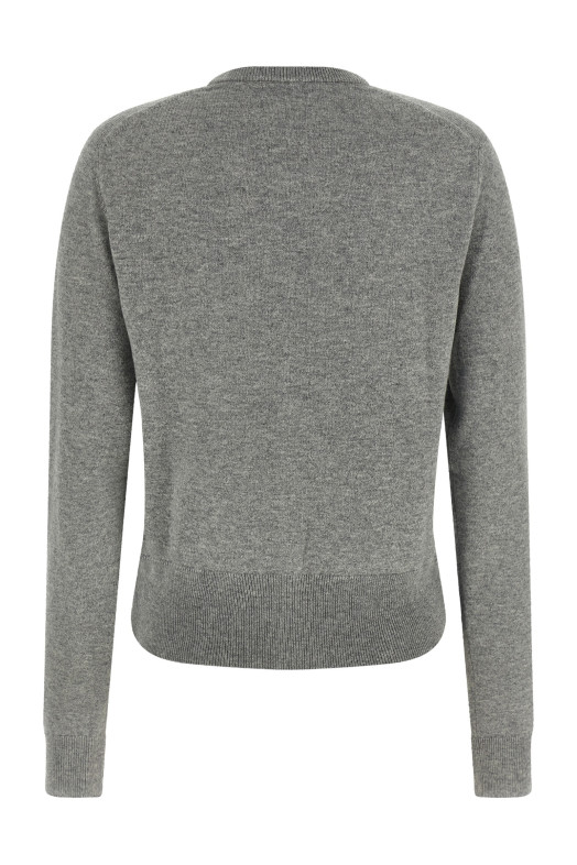 Logo buttons cardigan Gray
