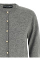 Logo buttons cardigan Gray