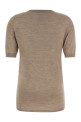 Cashmere and silk sweater Beige