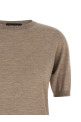 Cashmere and silk sweater Beige