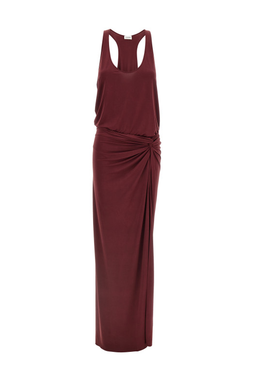'Juno' dress Bordeaux