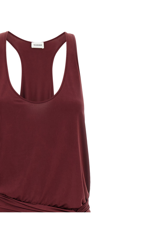 'Juno' dress Bordeaux