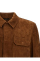 Suede overshirt Brown