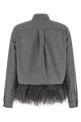 Feather shirt Gray