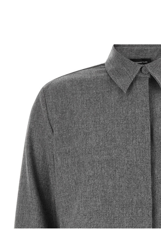 Feather shirt Gray