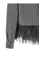 Feather shirt Gray