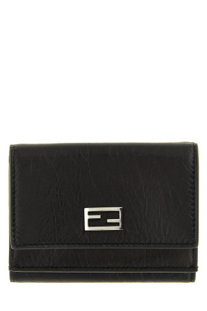 'Tube' mini trifold wallet Black