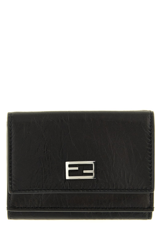 'Tube' mini trifold wallet Black