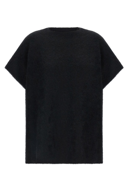 Alpaca blend sweater Black