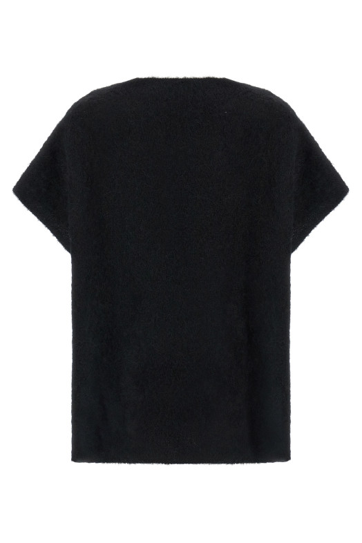 Alpaca blend sweater Black