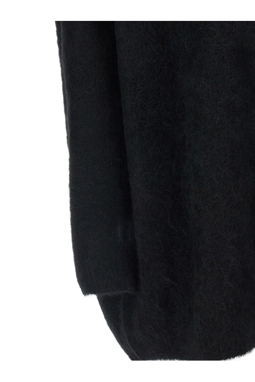 Alpaca blend sweater Black