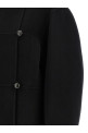 Double wool coat Black