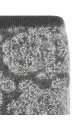 Jacquard knit skirt Gray