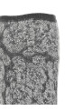 Jacquard knit skirt Gray