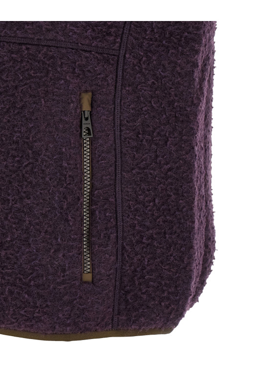 'Casentino' woven vest Purple
