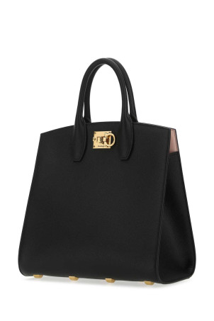 Black leather The Studio handbag SALVATORE FERRAGAMO (210398740941)