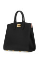 Black leather The Studio handbag SALVATORE FERRAGAMO (210398740941)