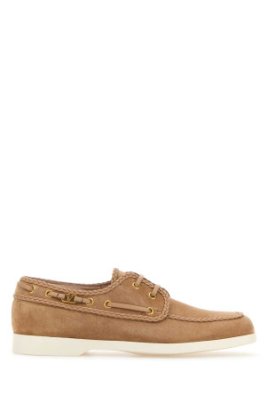 Skin pink suede loafers VALENTINO GARAVANI (6W2S0LR4JZM)