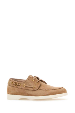 Skin pink suede loafers VALENTINO GARAVANI (6W2S0LR4JZM)