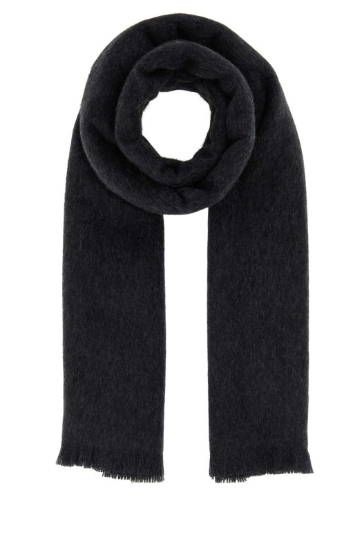 Charcoal cashmere Ingo scarf THE ROW (A000368P152)
