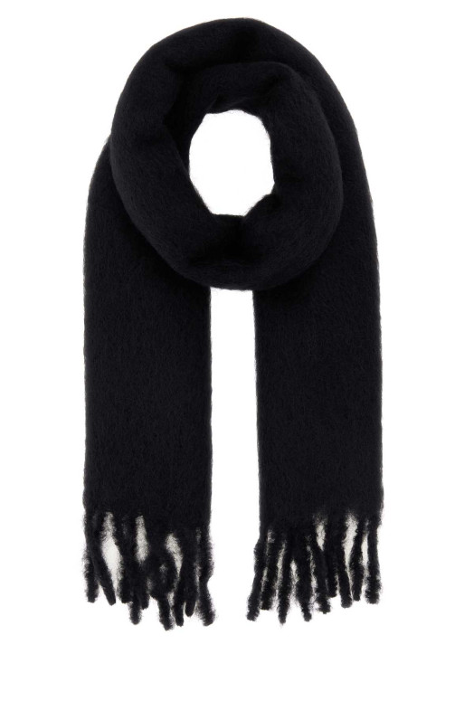 Black mohair blend Creana scarf Black THE ROW (A001174P171)