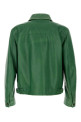 BLOUSON IN PELLE VERDE VINTAGE EFFECT BOTTEGA VENETA (A0046DV6M20)