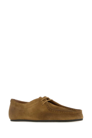 Camel suede lace-up shoes JIL SANDER (J32ZJ0022P7692)