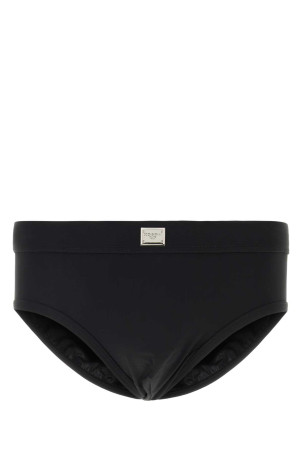 Black stretch nylon swimming brief Black DOLCE & GABBANA (M4A99JONR47)
