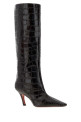 Dark brown leather Mona boots AMINA MUADDI (MONABOOT80)