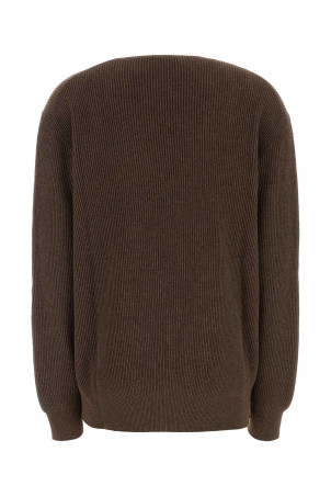 Brown stretch cotton blend Phef sweater THE ROW (R000612Y1041)