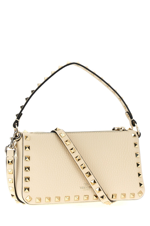 Valentino Garavani 'Rockstud Small' shoulder bag White