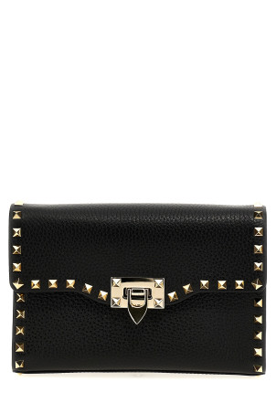 Valentino Garavani 'Rockstud Small' Shoulder Bag Black