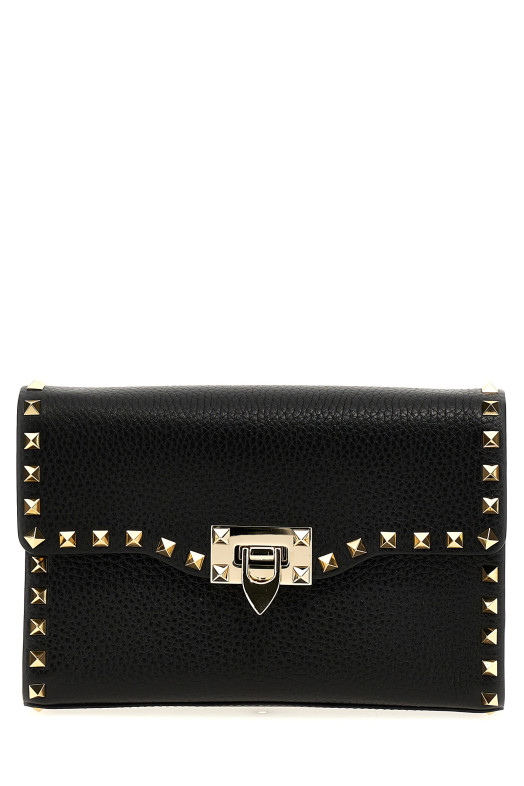 Valentino Garavani 'Rockstud Small' Shoulder Bag Black