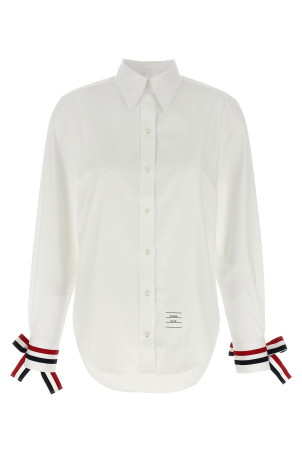 RWB tape cuffs shirt White