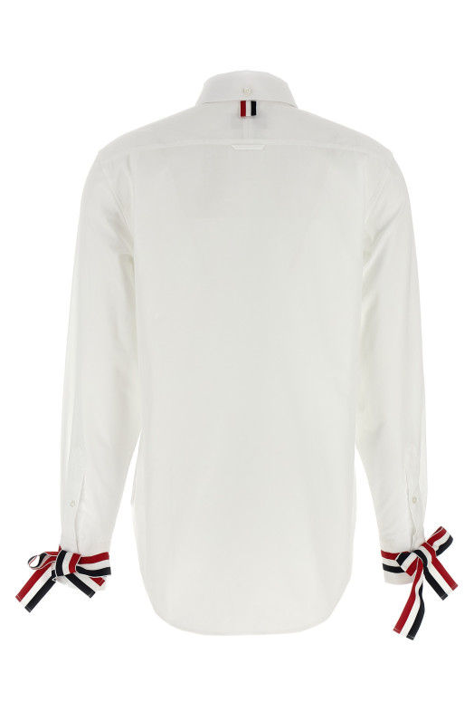 RWB tape cuffs shirt White