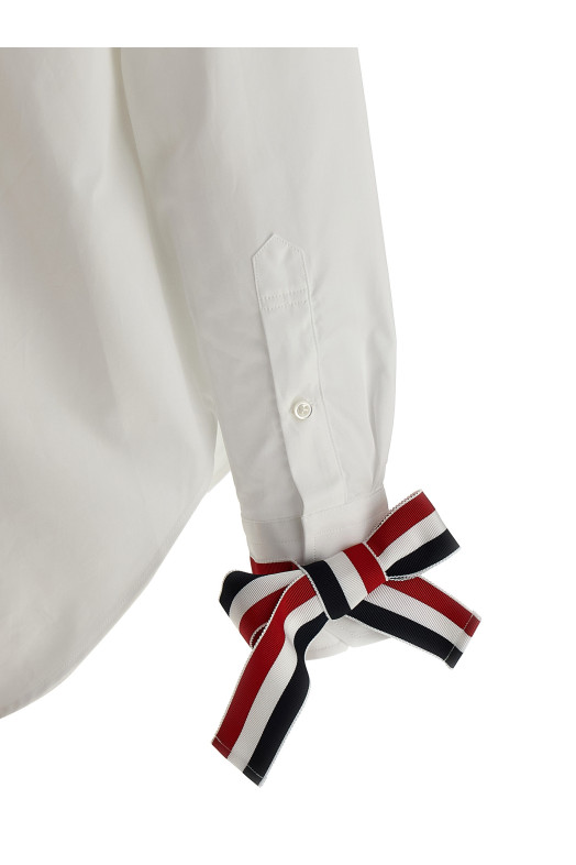 RWB tape cuffs shirt White