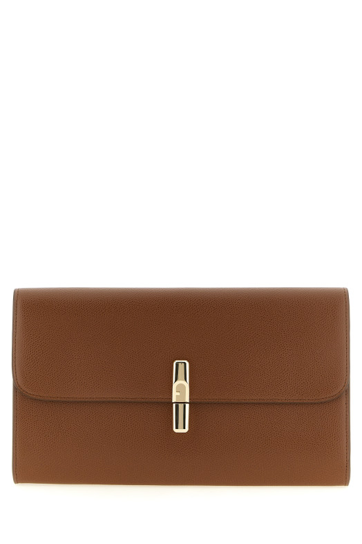 'Furla Iride' clutch Brown