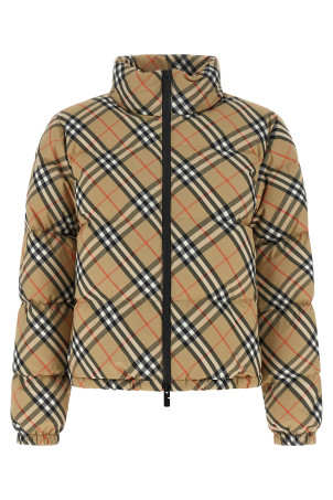 'Ambleside Check' down jacket Beige