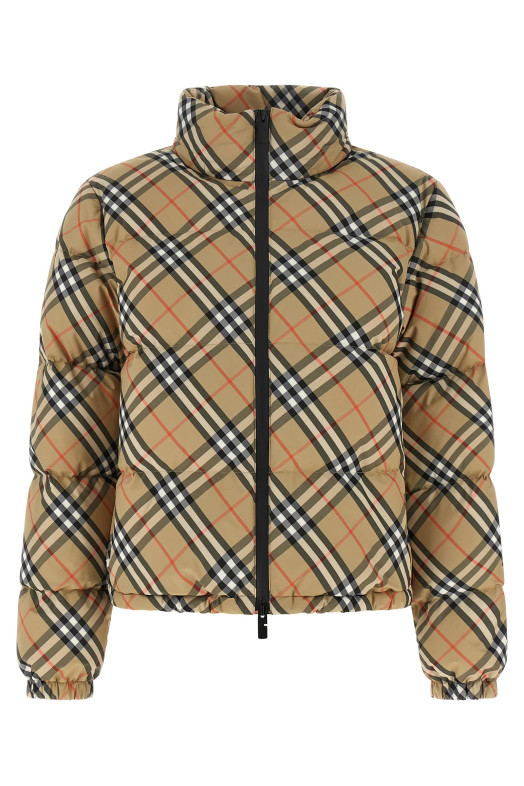 'Ambleside Check' down jacket Beige